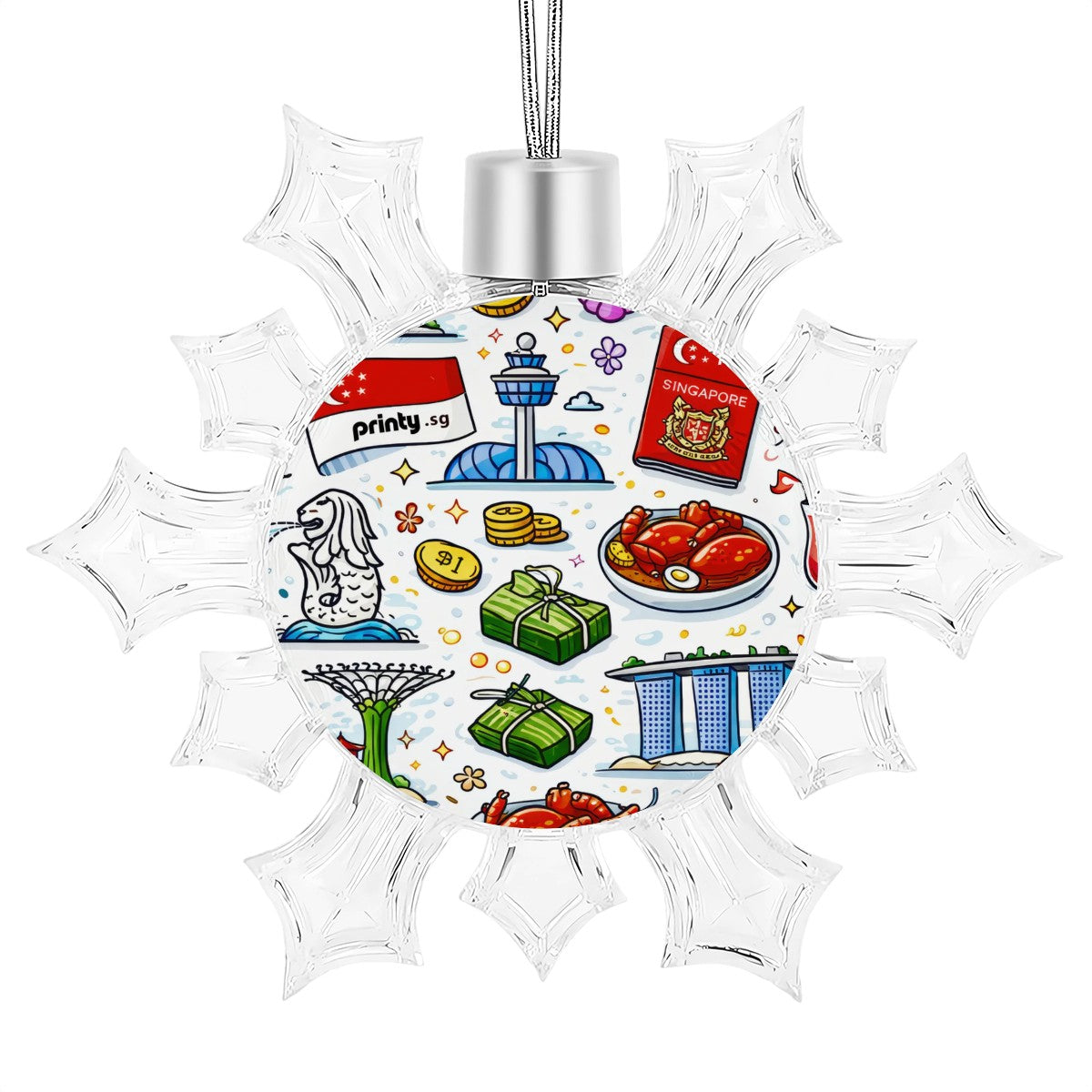 Custom Christmas Snowflake Decorations