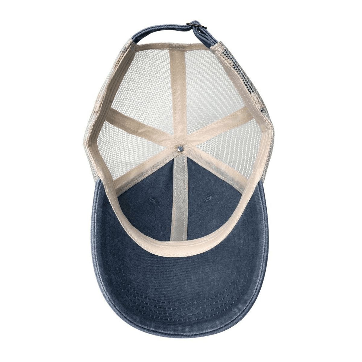 Custom Washed Denim Mesh Cap