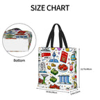 Custom Large Capacity One Shoulder Tote Bag (Multi-Sided Design)