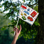 Custom Small Flags Set of 6