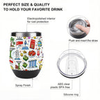 Custom Egg-Shaped Tumbler (12oz)