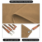 Custom Children's Canvas Cross Back Apron with Pockets