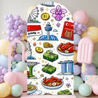 Custom Medium Arched Background Cover