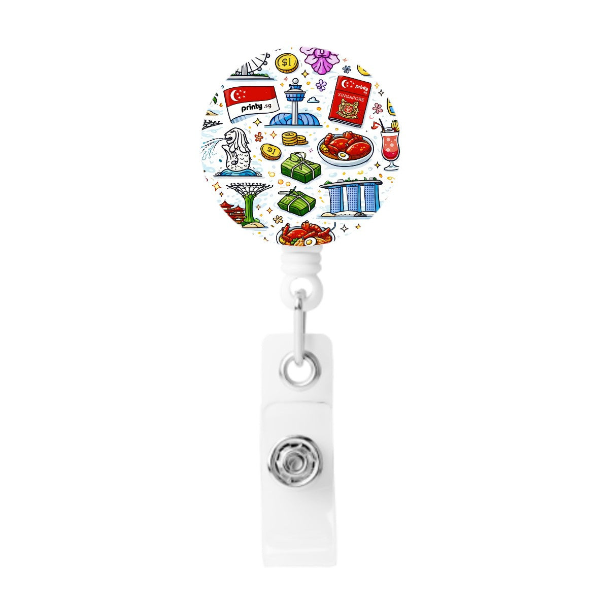Custom Retractable ID Badge Holder