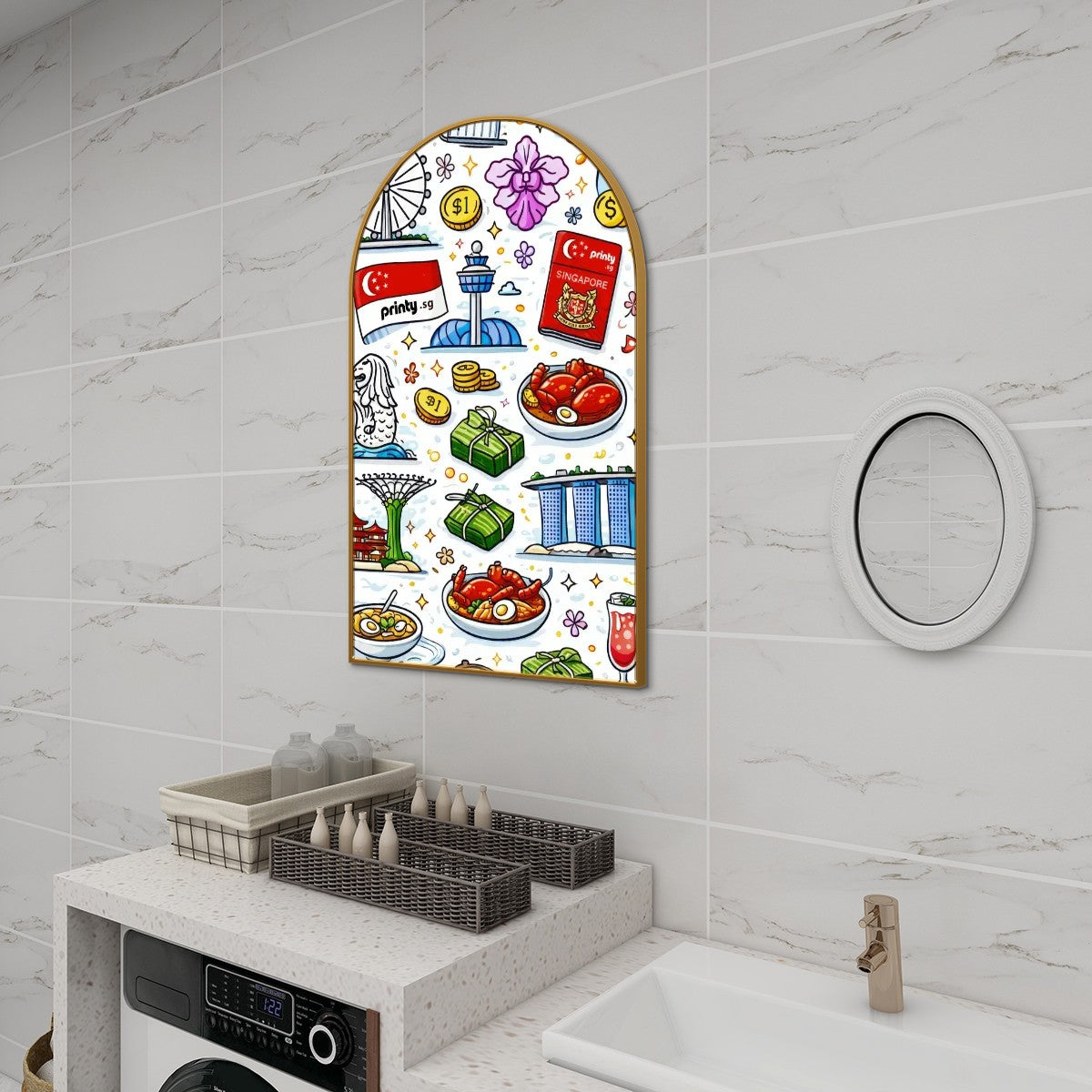 Custom Arched Canvas Prints Wall Art
