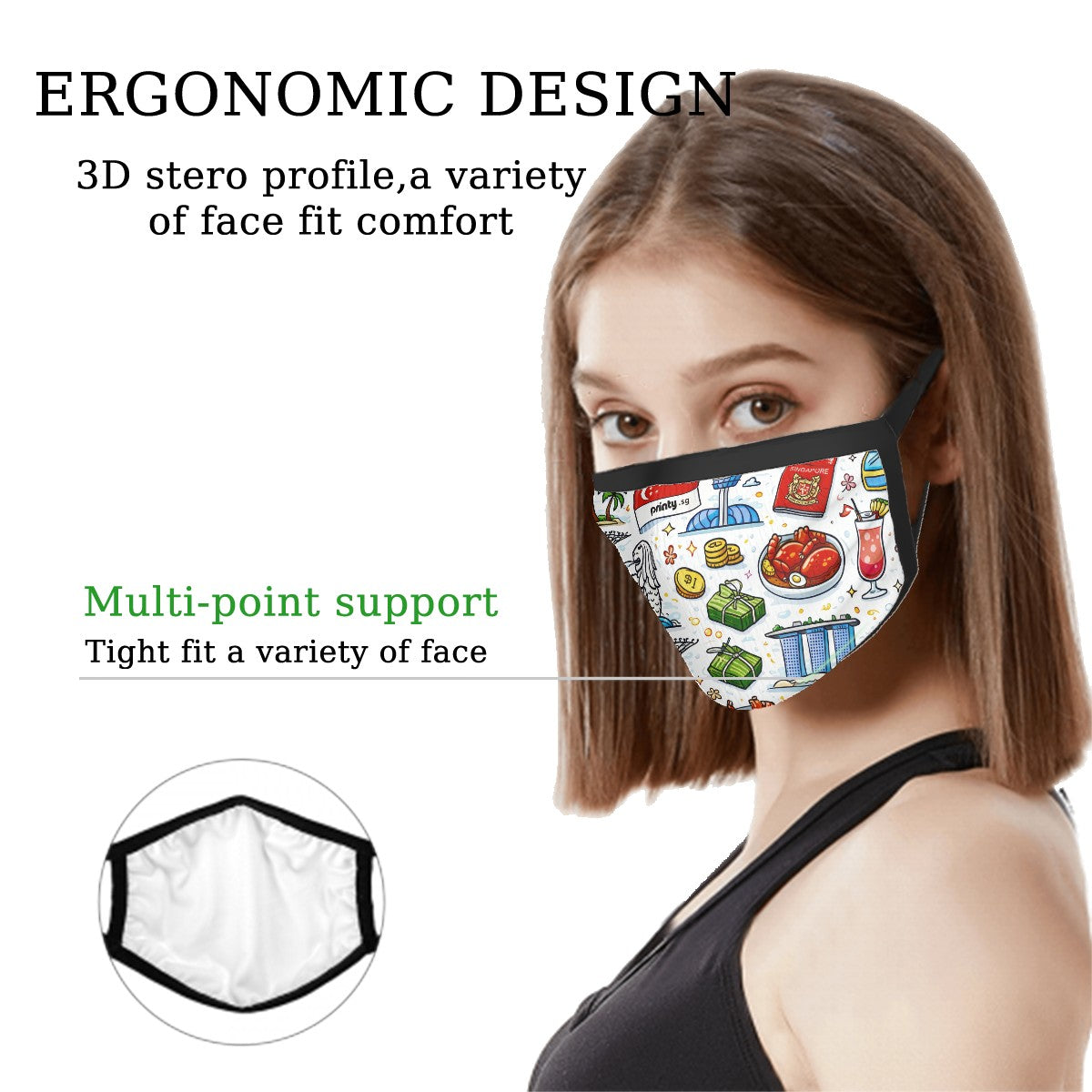 Custom Breathable Face Mask
