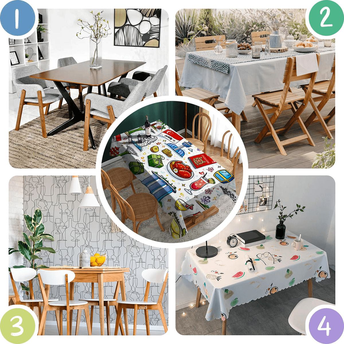 Custom Rectangular Tablecloth