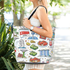 Custom Paper Reusable Shopping Bags Tote Bag