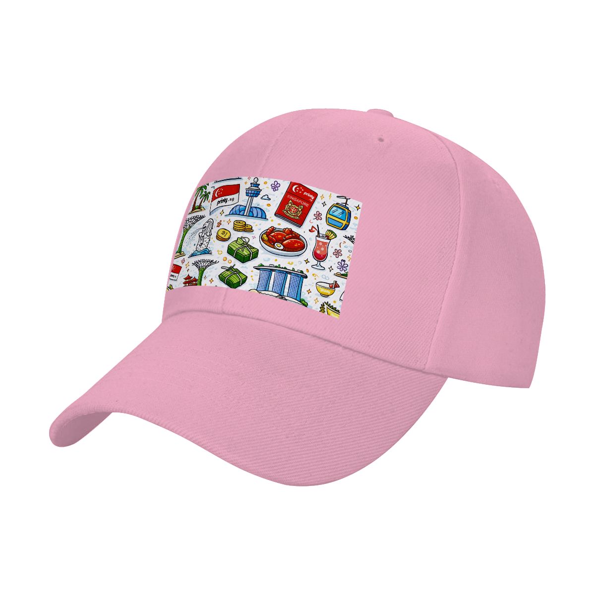Custom Curved Eaves Trucker Hat (Solid Color)