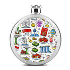Custom Round Flask (5oz)