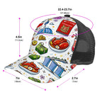 Custom Mesh Baseball Cap (Full Pattern)