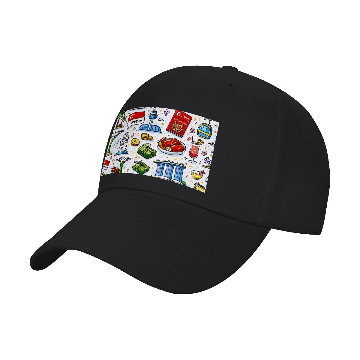 Custom Curved Eaves Trucker Hat (Solid Color)