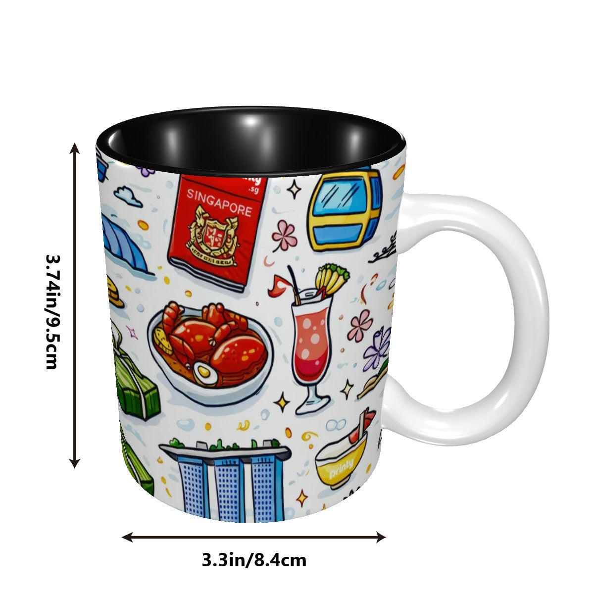 Custom Ceramic Coffee Mugs (11oz)