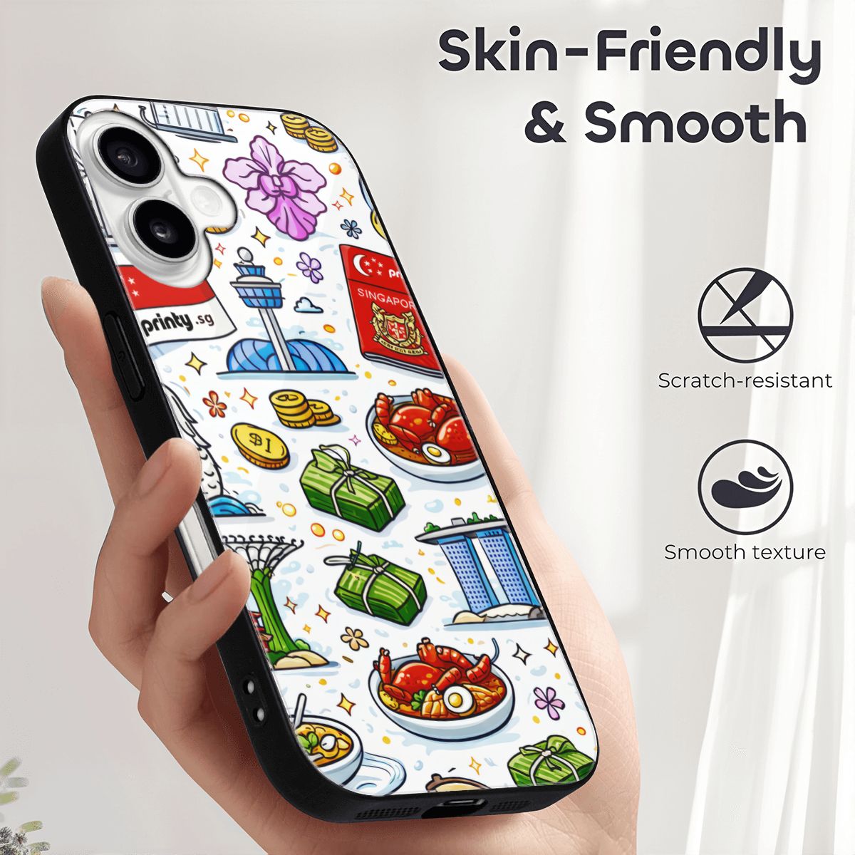 Custom iPhone 16 Glass Phone Case