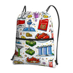 Custom Zipper Drawstring Backpack