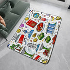 Custom Large Flannel Non Slip Area Rug (4:3)