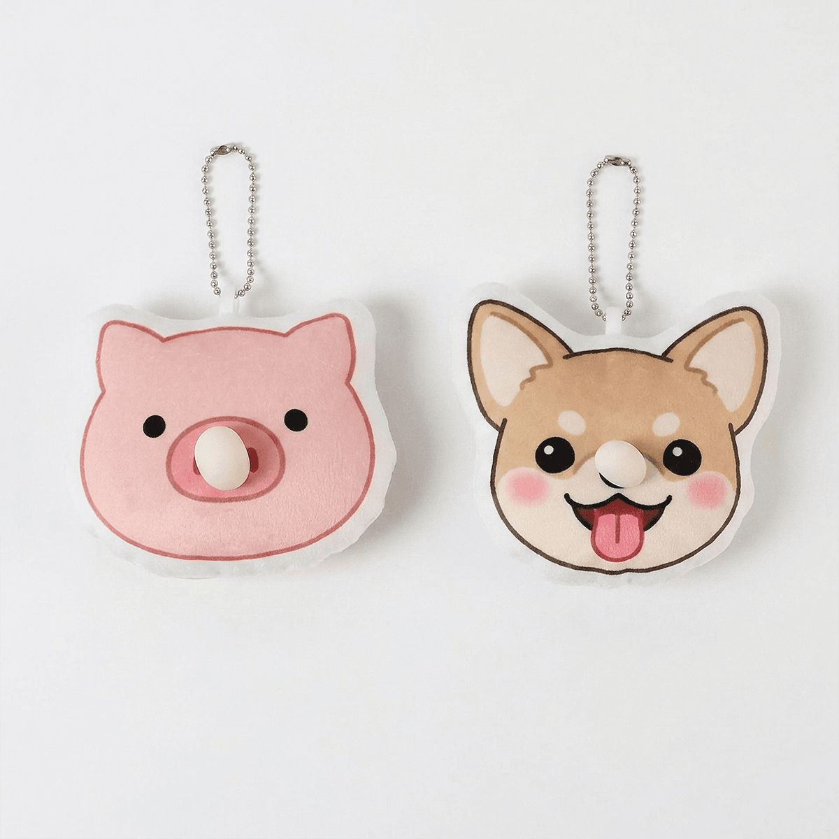 Custom Cute Snot Bubble Plush Keychain