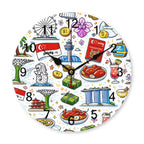 Custom PVC Wall Clock without Scale