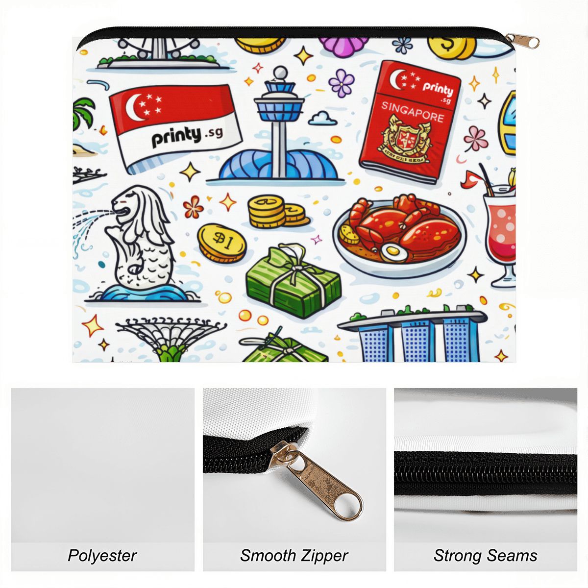 Custom Travel Makeup Pouch
