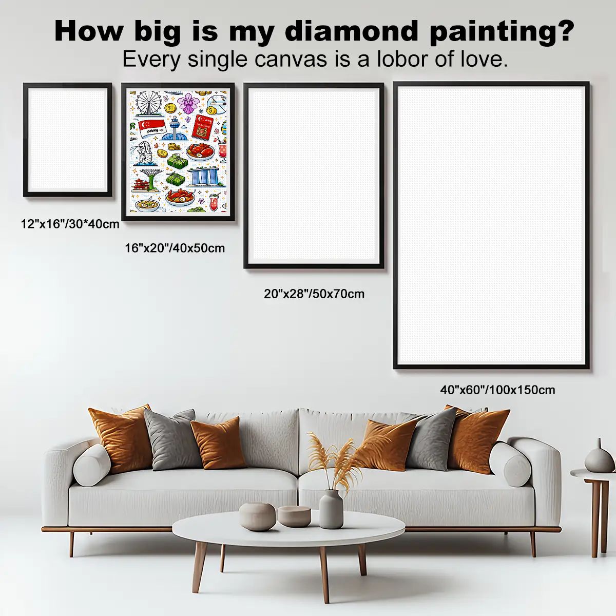 Custom DIY Diamond Painting no Frame (4:5)