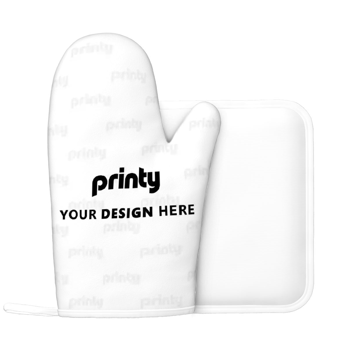 Custom Silicone Oven Mitts and Pot Holders Sets (Left)