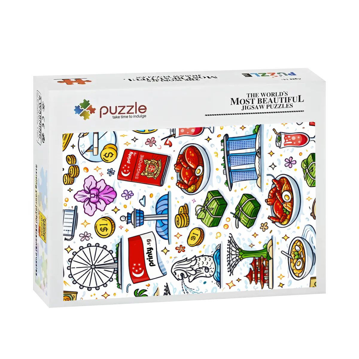 Custom Wooden Jigsaw Puzzles 500 pcs (Vertical)