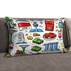 Custom Plush Throw Pillow Covers (Single-Sided Design & Multi-Size)