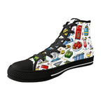 Custom Men's High Top Canvas Shoes (Customized Tongue)