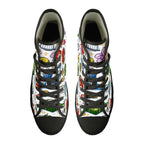 Custom Men's High Top Canvas Shoes (Customized Tongue)