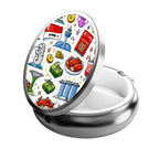 Custom Round Small Pill Box