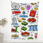 Custom Large Vertical Wall Tapestry for Bedroom (3:2)