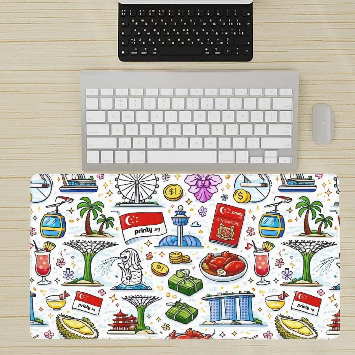 Custom Extra Large Rubber Mouse Pad 29.5"x15.7"