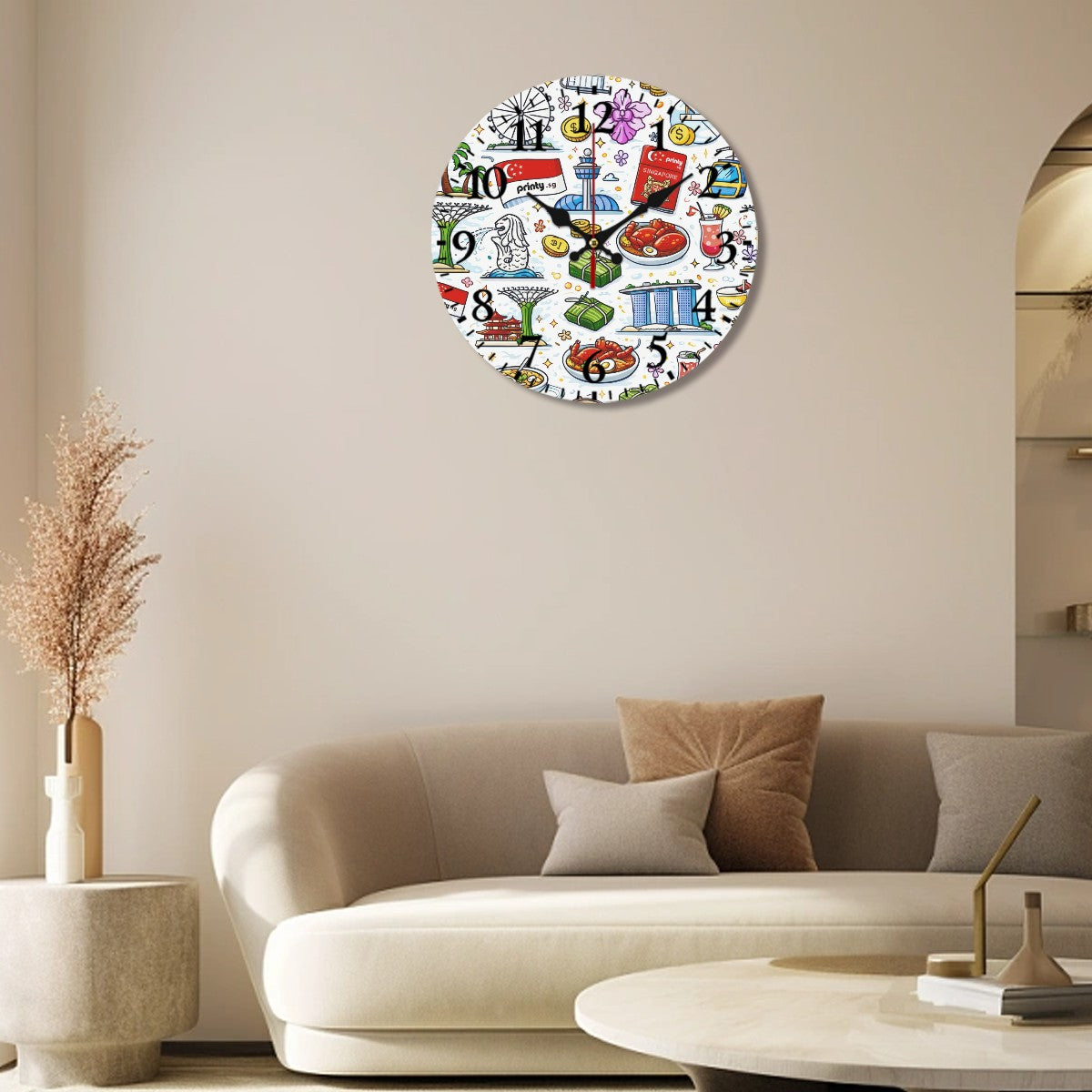Custom Fashion PVC Wall Clock