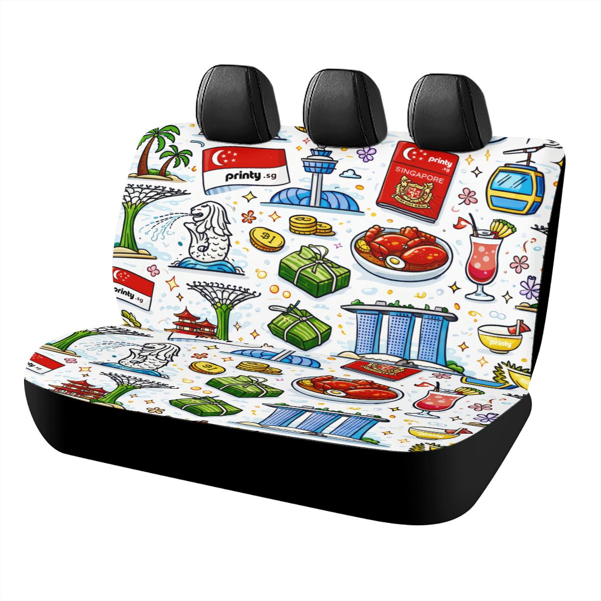 Custom Car Back Seat Cover