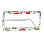 Custom 2-Hole Round License Plate Frames 2 pcs