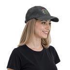 Custom Unisex Washed Denim Baseball Cap