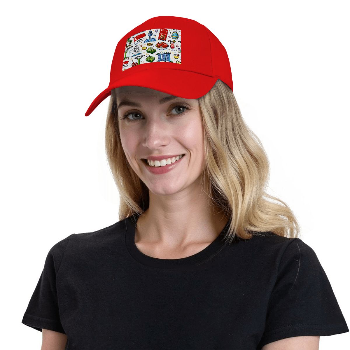 Custom Curved Eaves Trucker Hat (Solid Color)
