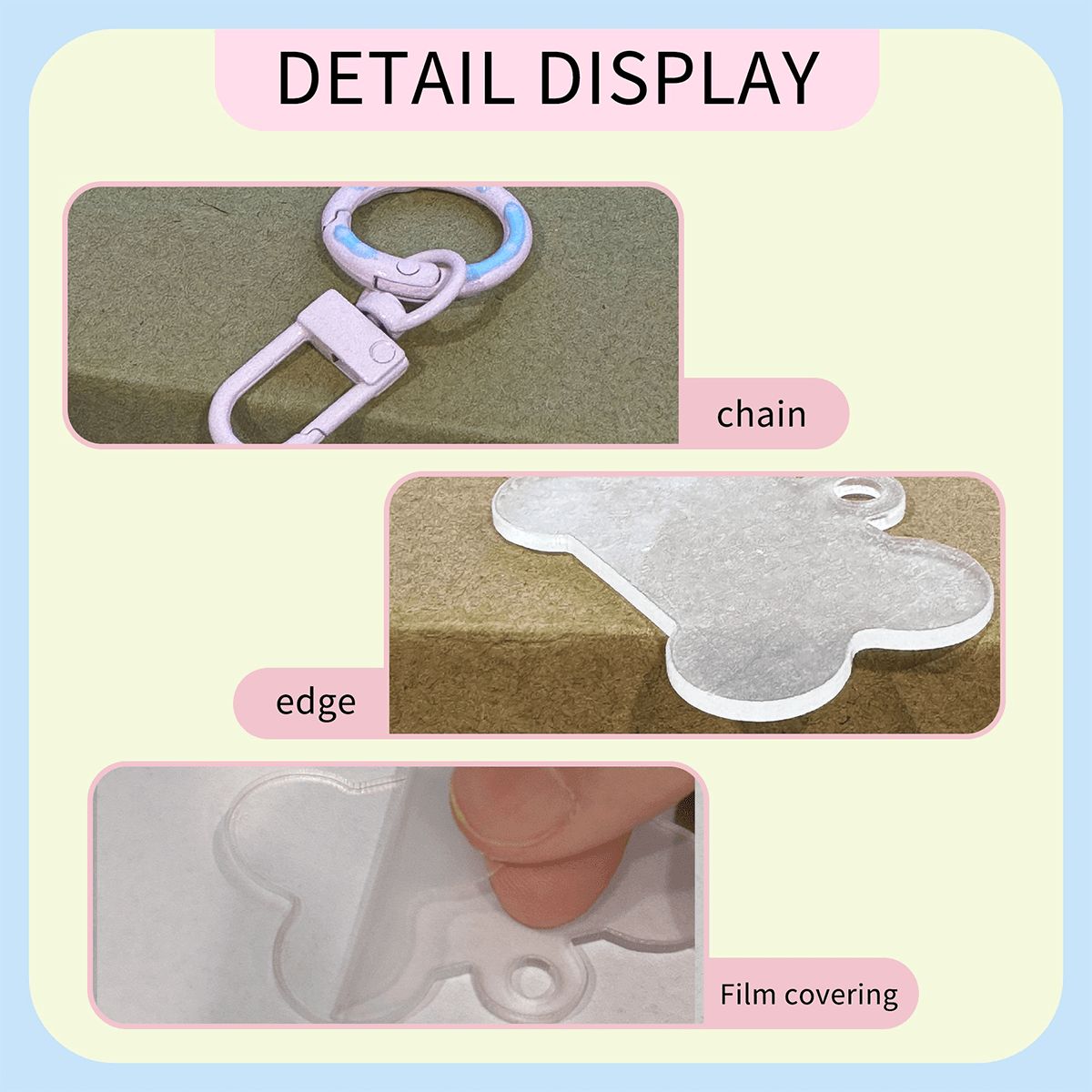 Custom Bone-Shaped Acrylic Pet Tag