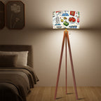 Custom Tripod Floor Lamp Shade