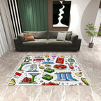 Custom Area Rug with Tassels (8:5)