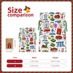 Custom Christmas Drawstring Gift Bags