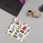 Custom Large Mouse Pad with Non-Slip Rubber Base (Horizontal)