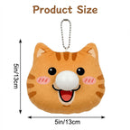 Custom Cute Snot Bubble Plush Keychain
