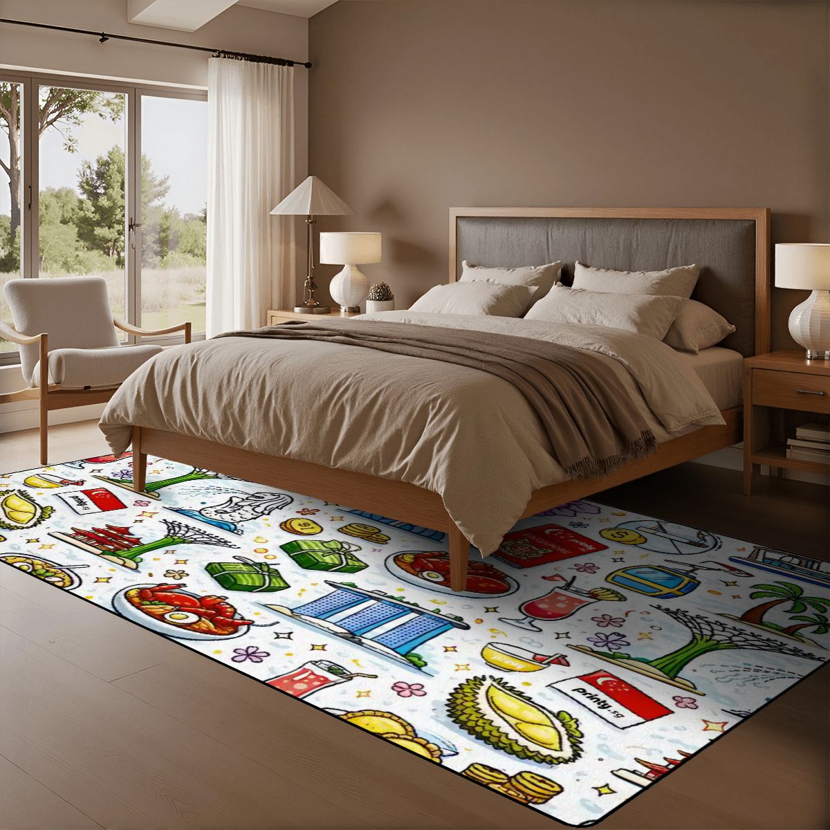 Custom Multiple Sizes Widened Runner Rug