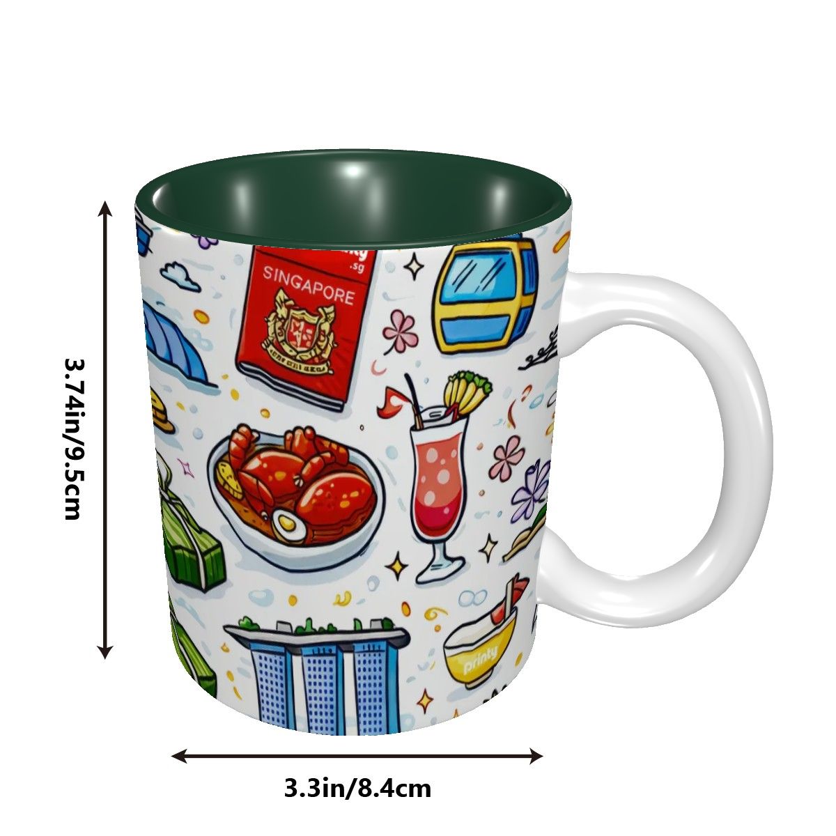 Custom Ceramic Coffee Mugs (11oz)