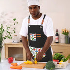 Custom Unisex Canvas Cross Back Apron with Pockets