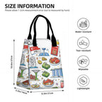 Custom Tyvek Insulated Lunch Bag Reusable
