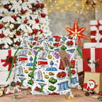 Custom Christmas Drawstring Gift Bags