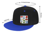 Custom Flat Bill Hats Hip Hop Style (Side Pattern)