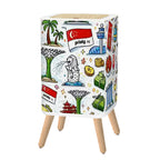 Custom Square Small Trash Can with Lid